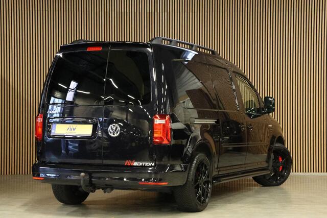 Volkswagen CADDY MAXI 2.0 TDI DSG L2H1 | Standkachel | CarPlay | Navigatie | PDC | Front Assist | Trekhaak | Stoelverwarming | Airco | MF Stuur | Spoiler pakket | Nieuwe APK