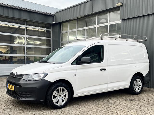 Volkswagen CADDY MAXI Cargo 2.0 TDI Airco Trekhaak 1400kg trekgewicht Imperiaal Telefoonvoorbereiding Schuifdeur Houten laadvloer Euro 6