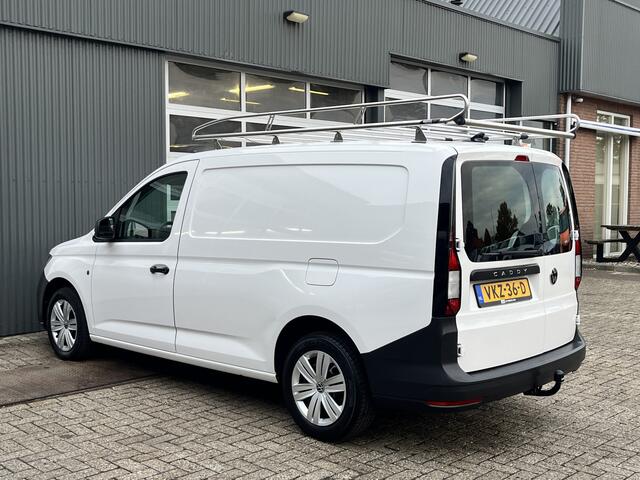 Volkswagen CADDY MAXI Cargo 2.0 TDI Airco Trekhaak 1400kg trekgewicht Imperiaal Telefoonvoorbereiding Schuifdeur Houten laadvloer Euro 6
