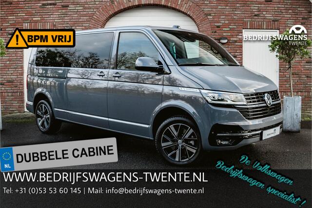 Volkswagen CARAVELLE T6.1 2.0 TDI 204 PK DSG L2H1 DUB/CAB A-KLEP ACC | ALPINE Audio | Leder | Side Assist | Alcantara hemel bekleding | LED |