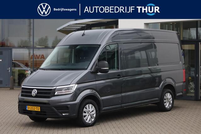 Volkswagen CRAFTER 35 2.0 TDI L3H3 Highline 140PK / 103kW DSG, trekhaak (vaste kogel), LED koplampen, 17" LMV, achteruitijcamera, voorruit verwarmbaar, 3 zits, parkeersensoren voor en achter (pdc), multifunctioneel stuurwiel, navigatie, DAB+, Apple Carplay / Android Auto, N