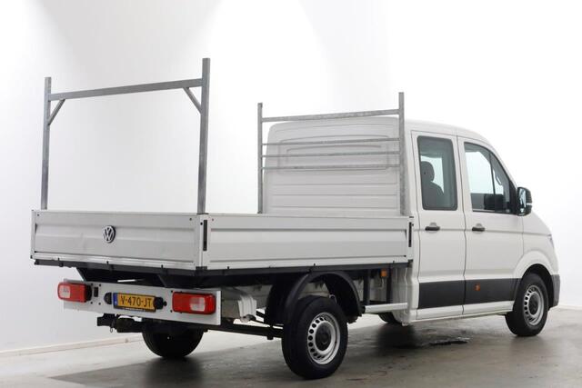 Volkswagen CRAFTER 35 2.0 TDI 140pk L3 D.C. Open laadbak Trekhaak 3000kg 11-2017