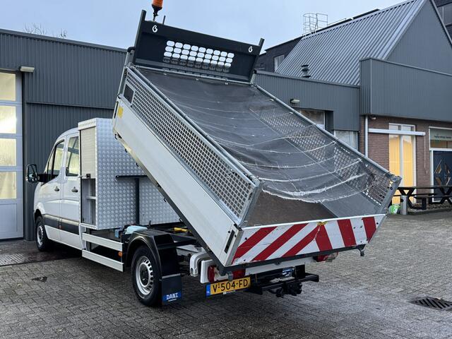 Volkswagen CRAFTER 2.0 TDI Maxi Kipper 3500kg trekgewicht Euro 6 Airco Cruise controle 6-Persoons Telefoonverbinding Gereedschapskist Kieper Open laadbak Pick-up Bpm vrij