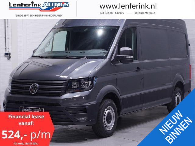 Volkswagen CRAFTER 2.0 TDI 140 pk L3H3 DSG Dubbel Cabine Navi, Camera, Cruise Control, Multistuur, PDC V+A, Nieuw, 6-Zits