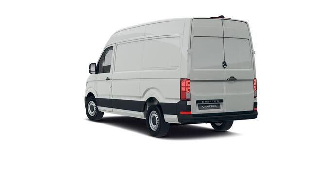 Volkswagen CRAFTER Bedrijfswagens Trendline L3H3 35 (140 pk) 103 kW pk 6 versn. Hand | Vierseizoensbanden | Trekhaak met vaste kogel (inclusief aanhangwagenstabilisator) | Middelhoog dak (h3) | Achteruitrijcamera (rear view) |