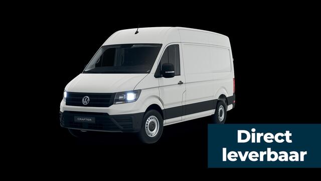 Volkswagen CRAFTER Bedrijfswagens Trendline L3H3 2.0 TDI (140 pk) 103 kW pk 6 vers. Bijrijdersbank inclusief opbergvak | Middelhoog dak (h3) | Radio composition met 10" touch- kleurendisplay | Stoelbekleding kunstleder "mesh" |