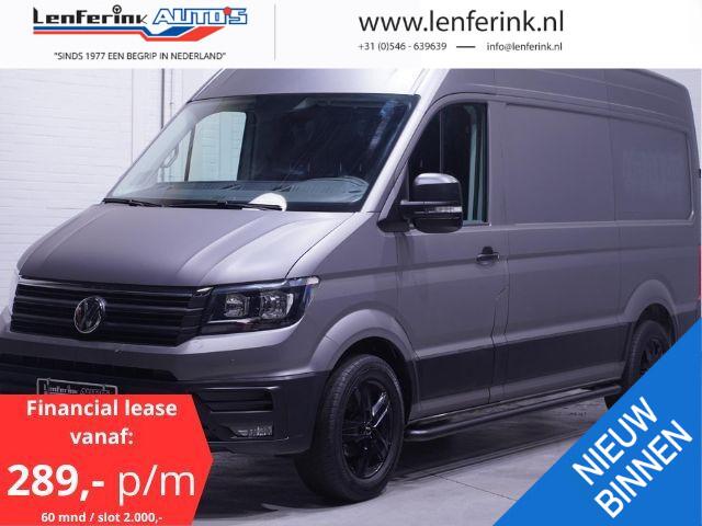 Volkswagen CRAFTER 2.0 TDI 140 pk L3H3 Navi, Camera, 18" LMV Trekhaak 3.000 kg, Grijs Wrap, Sidebars, 3-Zits