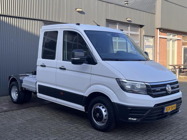 Volkswagen CRAFTER 50 2.0 TDI DC Be-trekker 5175 kg Trekgewicht Airco Cruise controle Kastinrichting 3-Persoons Telefoonverbinding Euro 6 Omvormer Tachograaf Apple carplay COC-document aanwezig! Dubbele cabine trekker Be-co