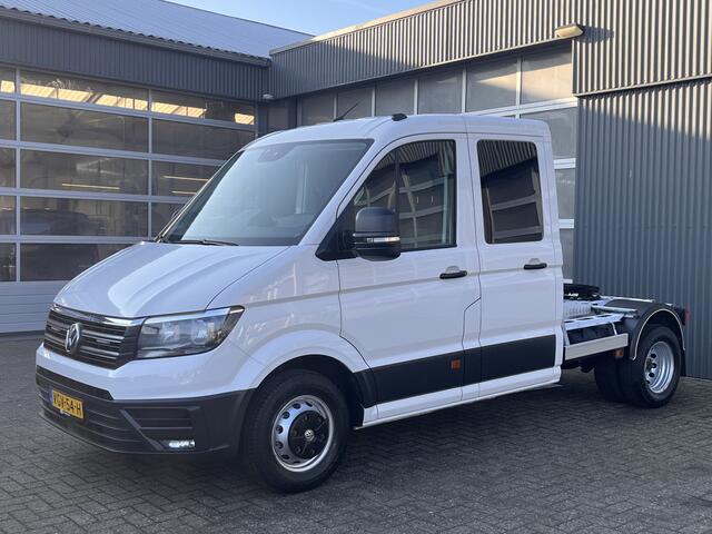 Volkswagen CRAFTER 50 2.0 TDI DC Be-trekker 5175 kg Trekgewicht Airco Cruise controle Kastinrichting 3-Persoons Telefoonverbinding Euro 6 Omvormer Tachograaf Apple carplay COC-document aanwezig! Dubbele cabine trekker Be-co