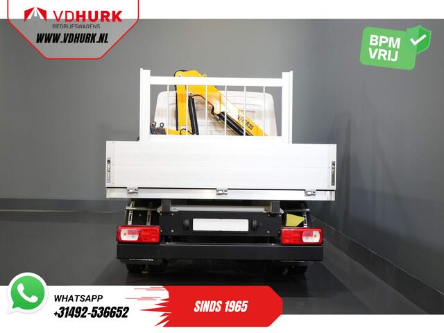 Volkswagen CRAFTER 50 165 pk Effer 352S Kraan/ Crane/ Kran/ Autokran/ PTO/ Open laadbak/ Dubbel Lucht