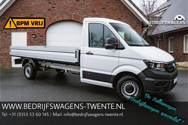 Volkswagen CRAFTER 35 2.0 TDI 177PK L4 Open laadbak Airco | Cruise control | 3-zits | LxBxH 430x203x40 cm |