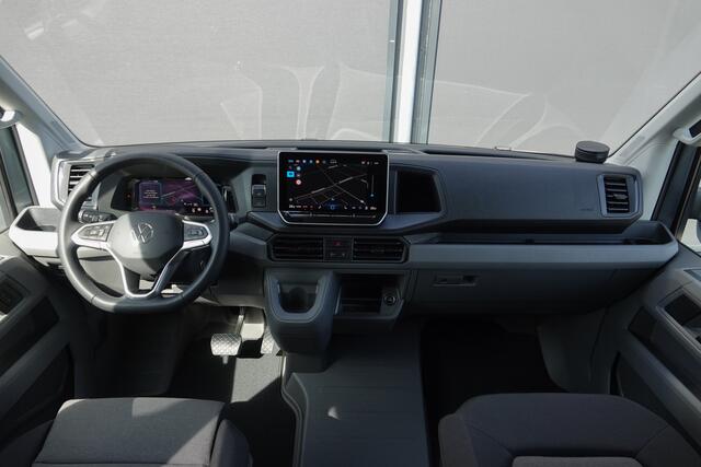 Volkswagen CRAFTER L3H2 | 177Pk Aut. | Dubbele Cabine | 2xSchuifdeur | Nieuw Model | 10,4'' Navigatie | 19'' | Oyster Silver