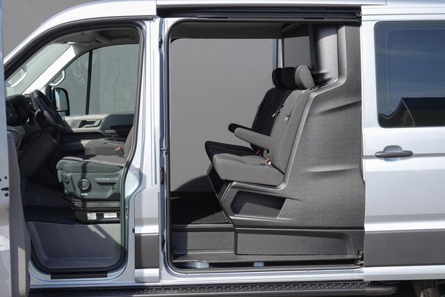 Volkswagen CRAFTER L3H2 | 177Pk Aut. | Dubbele Cabine | 2xSchuifdeur | Nieuw Model | 10,4'' Navigatie | 19'' | Oyster Silver