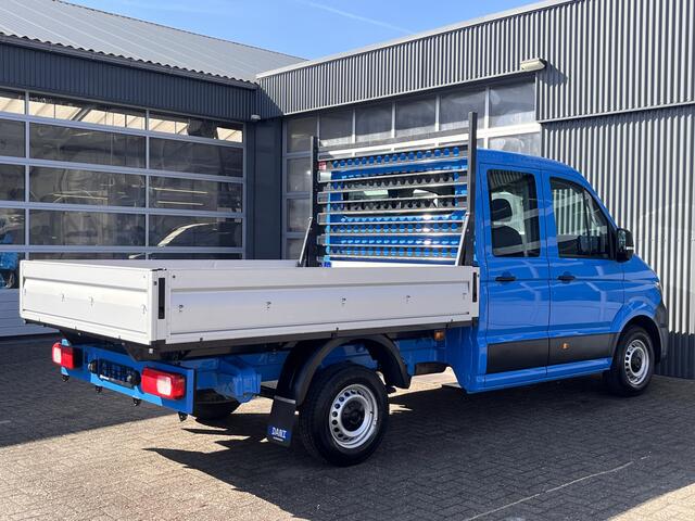 Volkswagen CRAFTER 35 2.0 TDI DC Airco Cruise controle Euro 6 laadbak Voorruit verwarming 6-persoons Open laadbak Pick-up p-up Bakwagen 1e eigenaar
