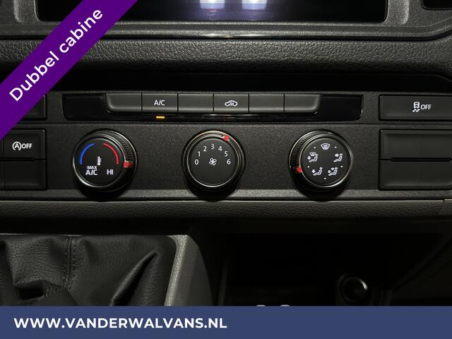 Volkswagen CRAFTER 2.0 TDI 141pk Pick up Open laadbak Dubbele Cabine Euro6 Airco | 7-Zits | Navigatie | 2800kg Trekhaak Apple Carplay, Android Auto, Cruisecontrol, Chauffeursstoel