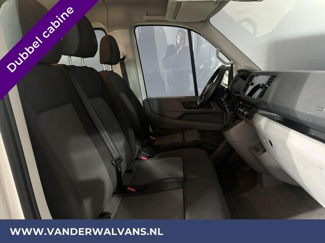 Volkswagen CRAFTER 2.0 TDI 141pk Pick up Open laadbak Dubbele Cabine Euro6 Airco | 7-Zits | Navigatie | 2800kg Trekhaak Apple Carplay, Android Auto, Cruisecontrol, Chauffeursstoel