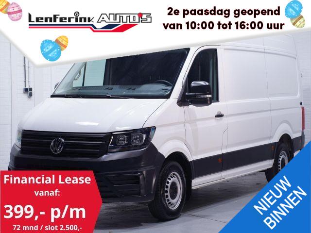Volkswagen CRAFTER 2.0 TDI 140 pk L3H3 Airco, 270 Graden Deuren App Connect/Apple Carplay, Camera, Opstap achter, 3-Zits