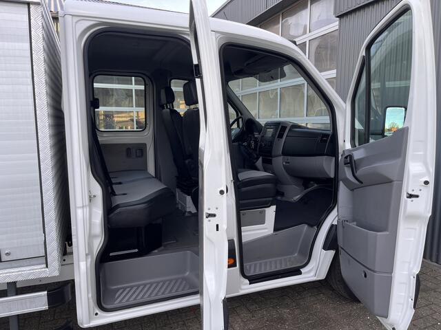 Volkswagen CRAFTER 35 2.0 TDI DC Maxi Kipper 3500kg trekgewicht Euro 6 Airco Cruise controle 6-Persoons Telefoonverbinding Gereedschapskist Kieper Open laadbak Pick-up Bpm vrij