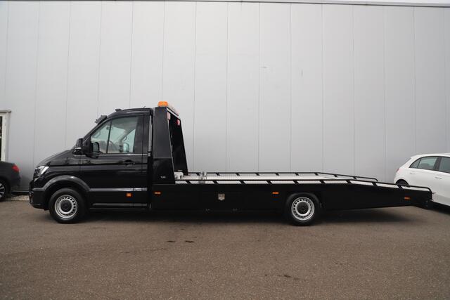 Volkswagen CRAFTER 35 2.0 TDI L4 4Motion Highline 177PK Automaat TIJHOF Luchtvering Deep Black Metallic Stuur & Stoelverwarming Navigatie Carplay Android Full LED 1290KG Laadvermogen!