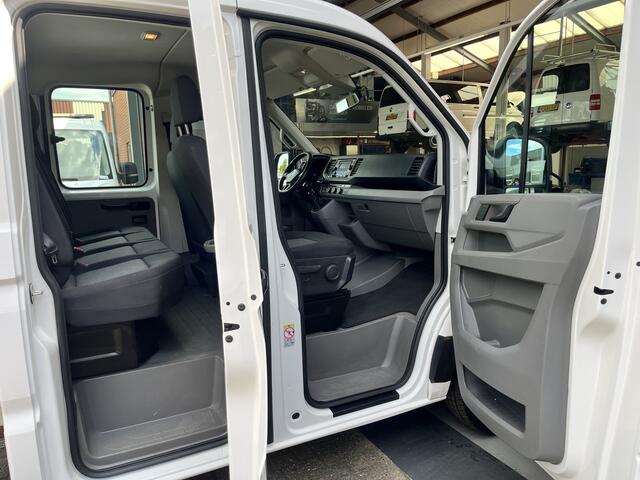 Volkswagen CRAFTER 35 2.0 TDI DC Open laadbak Airco Cruise controle Pick-up Euro 6 Parkeerhulp achter evt 2500kg trekgewicht 6 persoons p-up bakwagen open laadbak Pritsche