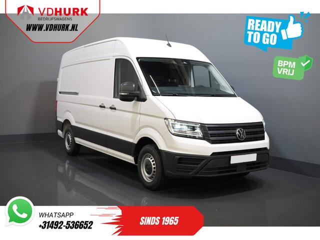 Volkswagen CRAFTER 35 2.0 TDI 140 pk DSG Aut. L3H3 BPM VRIJ! LED/ Virtual Cockpit/ Camera/ Cruise/ Carplay/ Gev.Stoel