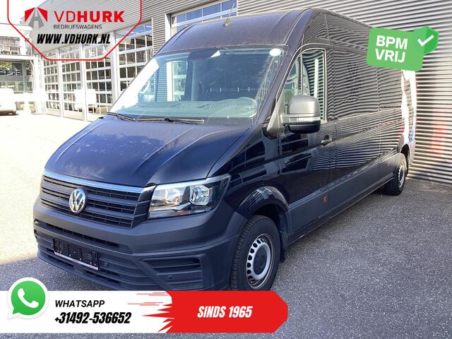 Volkswagen CRAFTER 35 2.0 TDI 140 pk L4H3 BPM VRIJ! Carplay/ 3 Pers./ PDC/ Airco