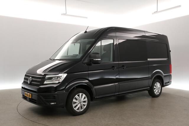 Volkswagen CRAFTER 2.0 TDI DSG HIGHLINE EXCLUSIVE L3H3 | FACELIFT MODEL | BPM VRIJ | DUBBELE CABINE | 5 PERSOONS | NIEUW 3000KG TREKHAAK VIRTUAL ADAPTIVE CRUISE LED 140PK CARPLAY 17"LMV
