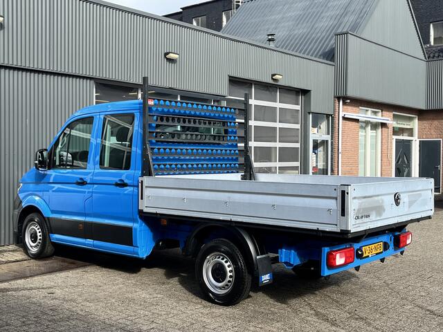 Volkswagen CRAFTER 35 2.0 TDI L3 DC Airco Cruise controle Euro 6 Pick-up Telefoonverbinding Voorruit verwarming 6-persoons Open laadbak Pick-up p-up Bakwagen 1e eigenaar