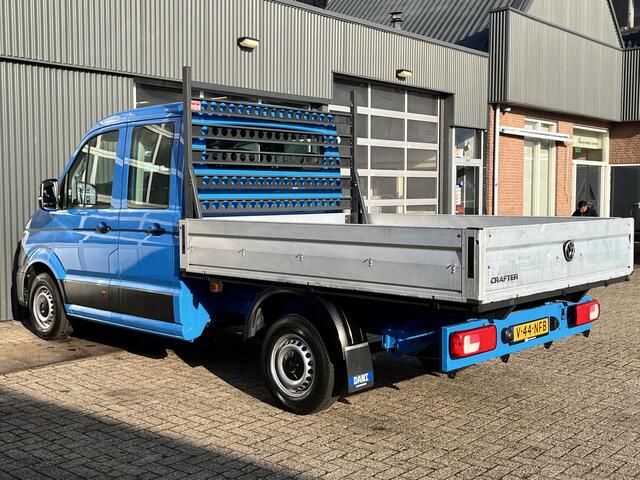Volkswagen CRAFTER 35 2.0 TDI L3 DC Airco Cruise controle Euro 6 Pick-up Telefoonverbinding Voorruit verwarming 6-persoons Open laadbak Pick-up p-up Bakwagen 1e eigenaar