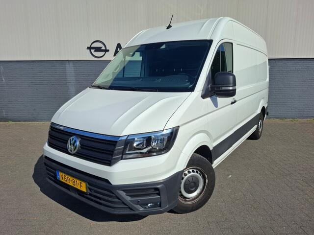 Volkswagen CRAFTER 35 2.0 TDI L3H3 Highline 3p. Navi Airco CruiseControl Verw.Voorruit Regensensor Pdc V+A SchuifdeurRechts Aut.Verlichting Start/Stop Elek.Ramen/Spiegels VerwamerbareSpiegels Verst.Stoel