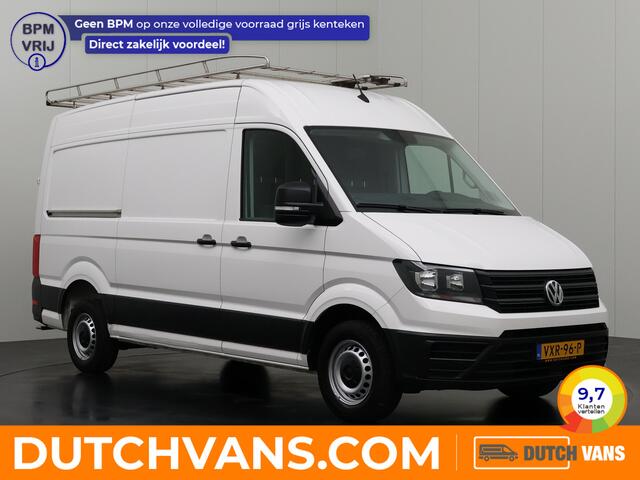 Volkswagen CRAFTER 2.0TDI L3H3 | Kastinrichting | Imperiaal | Trekhaak | Navigatie | Airco | Cruise | 3-Persoons | Betimmering