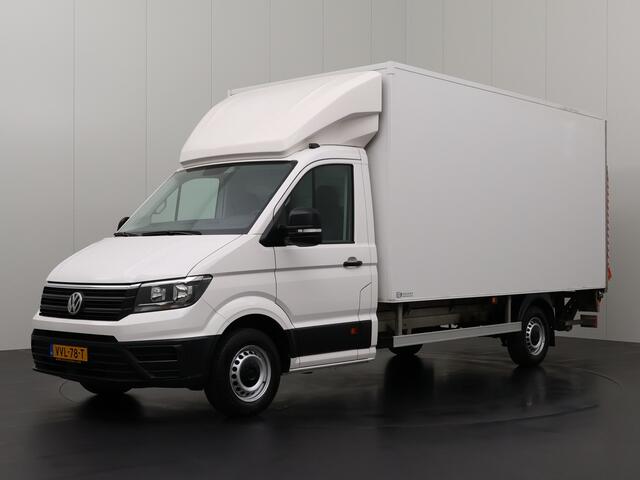 Volkswagen CRAFTER 2.0TDI 140PK Bakwagen+Laadklep | 4,45 Laadlengte | Navigatie | Airco | Cruise | 3-Persoons | Dakspoiler | Zijdeur