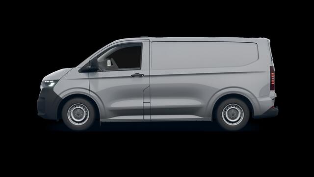 Volkswagen E-Transporter Bedrijfswagens Bestelwagen L1 218pk 64kWh Elektrische aandrijving | Bijrijdersbank | Trekhaak, vast | Navigatiesysteem 13" met draadloos App-Connect | Achterdeuren zonder ruit |