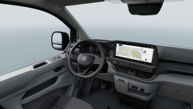 Volkswagen E-Transporter Bedrijfswagens Bestelwagen L1 218pk 64kWh Elektrische aandrijving | Bijrijdersbank | Trekhaak, vast | Navigatiesysteem 13" met draadloos App-Connect | Achterdeuren zonder ruit |