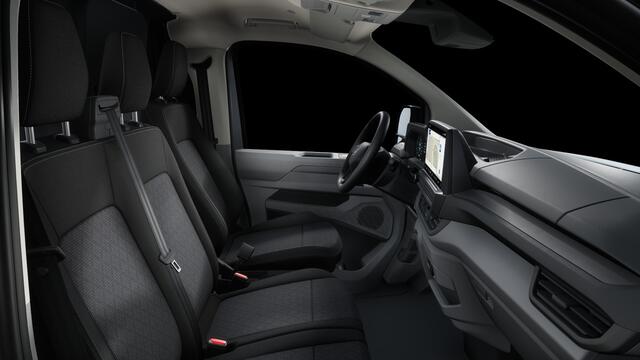 Volkswagen E-Transporter Bedrijfswagens Bestelwagen L1 218pk 64kWh Elektrische aandrijving | Bijrijdersbank | Trekhaak, vast | Navigatiesysteem 13" met draadloos App-Connect | Achterdeuren zonder ruit |