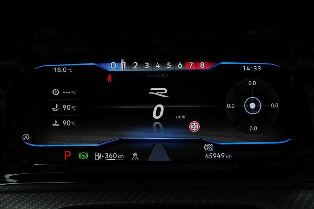 Volkswagen GOLF R 4Motion 2.0 320pk TSI |Nurburgring mode|lederen sportstoelen|pano|Harman&Kardon|memory|virtual cockpit|Apple Carplay|IQ light|DAB|adaptieve cruise control|19"|