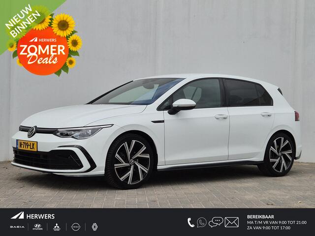 Volkswagen GOLF 1.5 eTSI R-Line Automaat / Apple Carplay Android Auto / LED-lichtpakket / Virtual Cockpit / Achterruitrijcamera / Navigatie / Adaptief CC / Climate control /