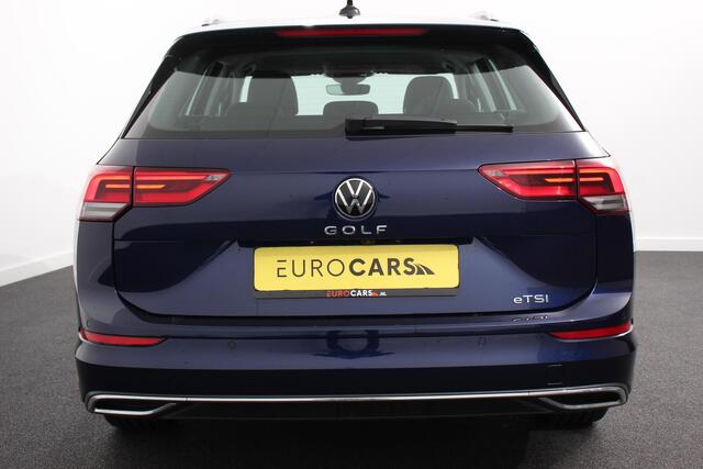 Volkswagen GOLF Variant 1.5 eTSI 150pk DSG Style | Navigatie | Apple Carplay/Android Auto | Climate Control | Camera | Parkeersensoren | Park Assist | Adaptive Cruise control | Wegklapbare trekhaak | Stoel- en stuurverwarming | Climatronic | Virtual Cockpit