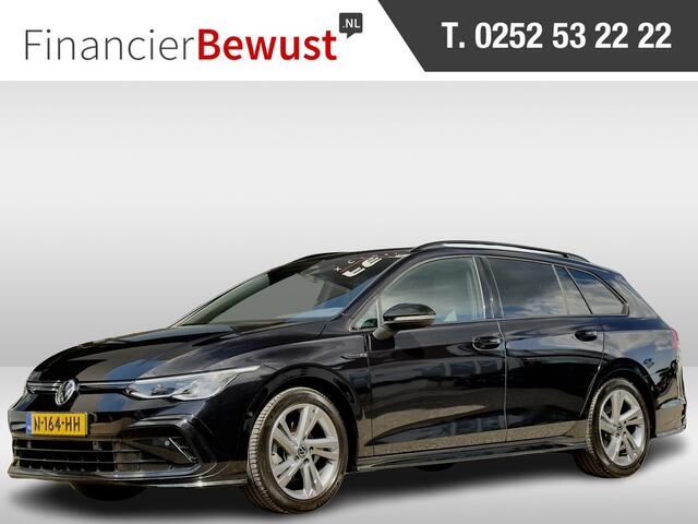 Volkswagen GOLF 8 Variant 1.5 eTSI R-LINE 150PK. LEDER NAVI CAMERA APPLE-CARPLAY DIGI-DASH IQ-DRIVE LED LMV PDC
