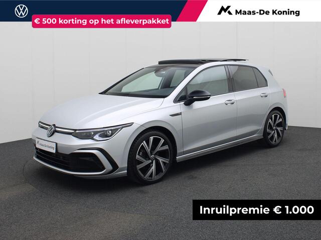 Volkswagen GOLF 1.5 eTSI 150pk DSG R-Line · Panoramadak · Camera · Stuur- & Stoelverwarming · Keyless · Sfeerverlichting · Garantie t/m 22-02-2026