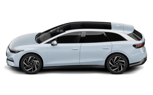 Volkswagen ID ID.7 Tourer 77 kWh Elektromotor 286 1AT Pro Business | Achterbank in ongelijke delen neerklapbaar incl. middenarmsteun en doorlaadmogelijkheid | Afstandscontrolesysteem (Front Assist), met voetgangers- en fietsersherkenning | Automatische afstandsregeling