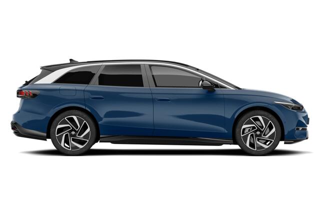 Volkswagen ID ID.7 Tourer 77 kWh Elektromotor 286 1AT Pro Business | Achterbank in ongelijke delen neerklapbaar incl. middenarmsteun en doorlaadmogelijkheid | Afstandscontrolesysteem (Front Assist), met voetgangers- en fietsersherkenning | Automatische afstandsregeling