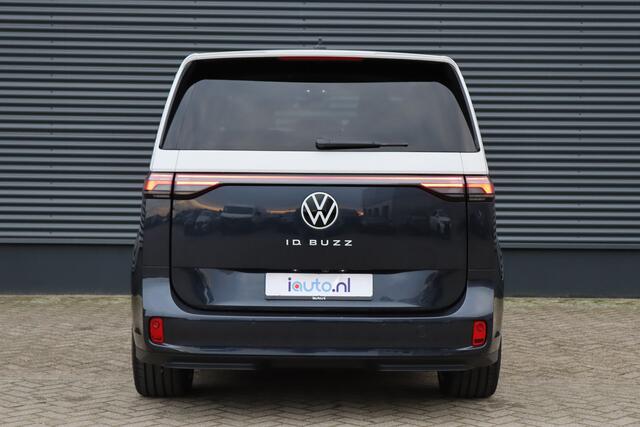 Volkswagen ID. Buzz Pro 286pk 86 kWh LWB 7p. IQ.Light/ACC/Camera/Elek. schuifdeuren/Keyless/Dodehoek/Elek. klep/20"