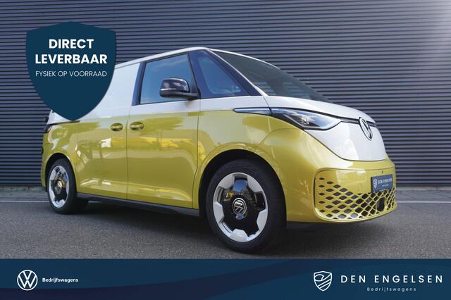 Volkswagen ID. Buzz Cargo ID. Buzz Cargo 340 pk 4-Motion ID. Buzz Cargo 340 pk 4-Motion, Anniversary Edition, Achteruitrijcamera, Comfortstoelen met armleuning, Navigatie, Achterdeuren zonder ruit, Trekhaak, Warmtepomp, Schuifdeur rechts en links