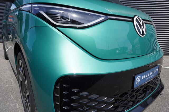 Volkswagen ID. Buzz Cargo ID. Buzz Cargo 340 pk 4-Motion, Anniversary Edition, Glass look panelen, Frontlip, Ondergrille hoogglans zwart, Navigatie, Achterdeuren zonder ruit, Trekhaak