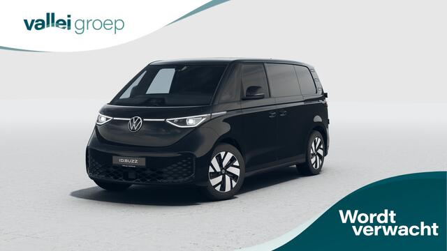 Volkswagen ID. Buzz Cargo Bedrijfswagens Bulli Edition Elektromotor 210 kW (286 pk) 2988 mm Trekhaak elektrisch uitklapbaar | Lm velgen 19"Tilburg | Schuifdeur links en rechts | Verwarmbare stoel | Led matrix koplampen