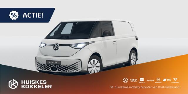 Volkswagen ID. Buzz Cargo Cargo 286pk 79 kWh > Netto-ACTIE-Prijs; bij koop of leasen via HK / excl. kosten rijklaarmaken < | Stoelverwarming | ACC | Achteruitrijcamera | Apple Carplay / Android Auto |