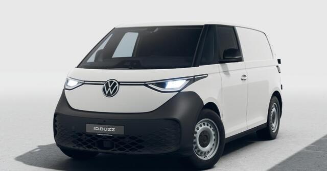 Volkswagen ID. Buzz Cargo Bedrijfswagens Economy Business 210 kW (286 pk) Elektromotor | Voorstoelen verwarmbaar | Bekleding, stof robuust | 360 graden camera | Trekhaak | Assistance pakket plus |