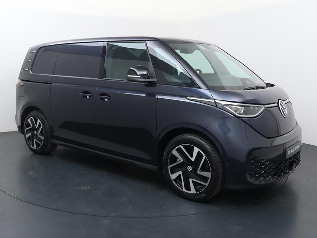Volkswagen ID. Buzz Cargo Bedrijfswagens Bulli Edition Elektromotor 210 kW (286 pk) 2988 mm DEMO | IQ LED | Elektrische Schuifdeur + Achterklep | Navigatie Apple Carplay | PDC V+A + Camera | 2x Comfortstoelen + Armleuningen | Trekhaak Wegklapbaar