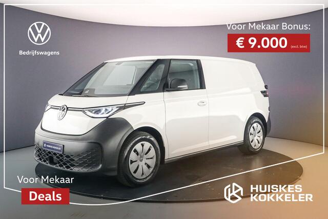Volkswagen ID. Buzz Cargo Economy Business 59 kWh 170pk > Netto-ACTIE-Prijs; bij koop of leasen via HK / excl. kosten rijklaarmaken < | ACC | All-season banden | Achteruitrijcamera |